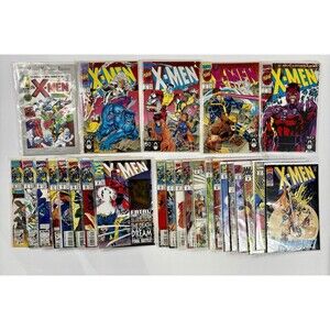 X-Men Marvel Comics Book Lot 1991  #1 All Variants #25 Plus More Copper Age